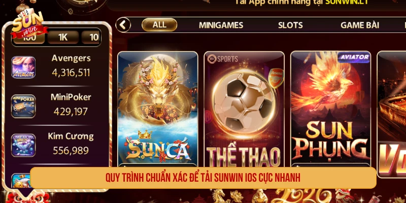 Hướng Dẫn Tải SUNWIN iOS Về Điện Thoại Trong 3 Phút Quy trình chuẩn xác để tải SUNWIN iOS cực nhanh