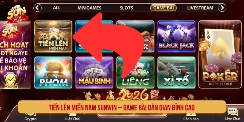 Tiến Lên Miền Nam SUNWIN – Game Bài Dân Gian Đỉnh Cao Tiến lên miền nam SUNWIN